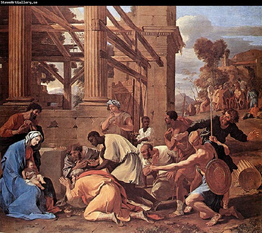 POUSSIN, Nicolas Adoration of the Magi sgf